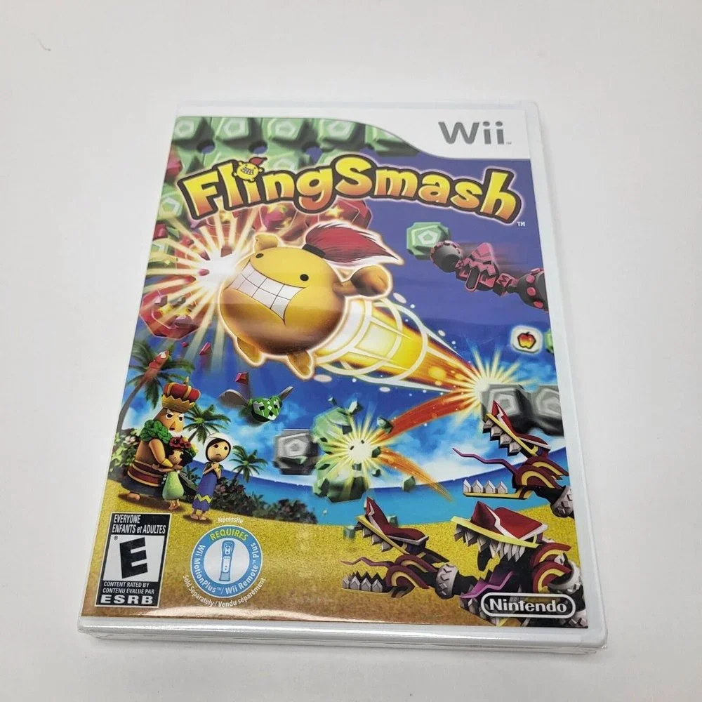 New Fling Smash Game for Wii‎ Factory Sealed Video Game Family Fun